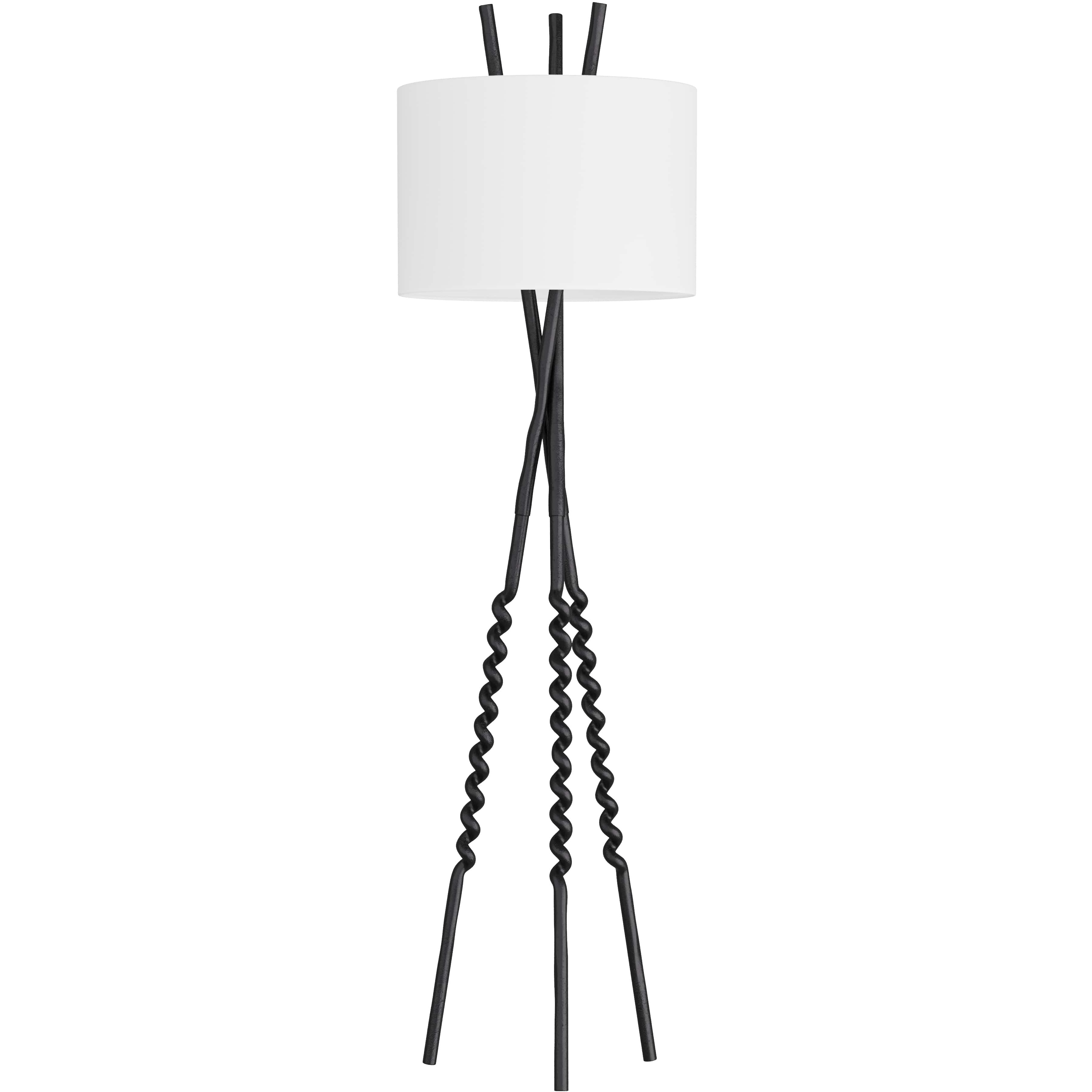 Shepherd's 75.5 inch 150 watt Blackened Bronze Floor Lamp Portable Light