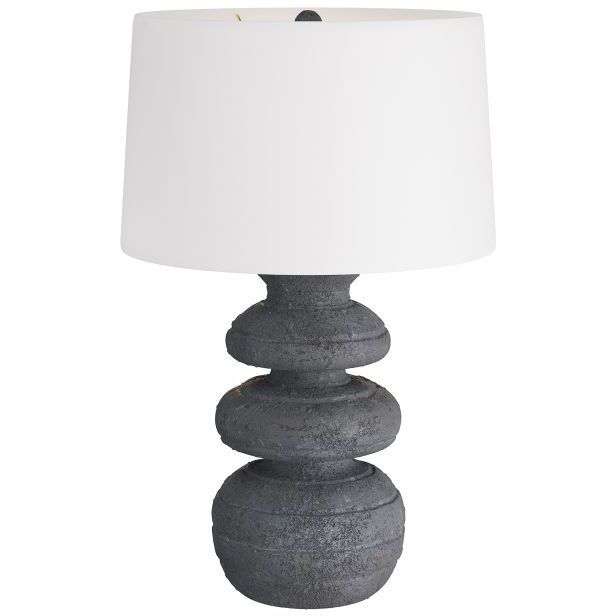 Alanis 31 inch Charcoal Table Lamp Portable Light