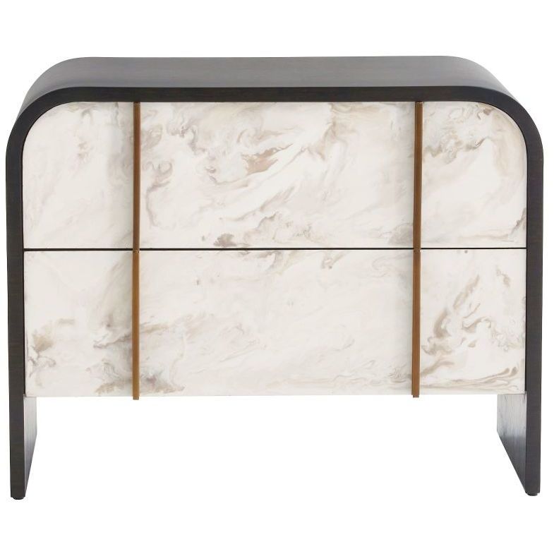 Moira 36 X 28.5 inch Ebony Side Table