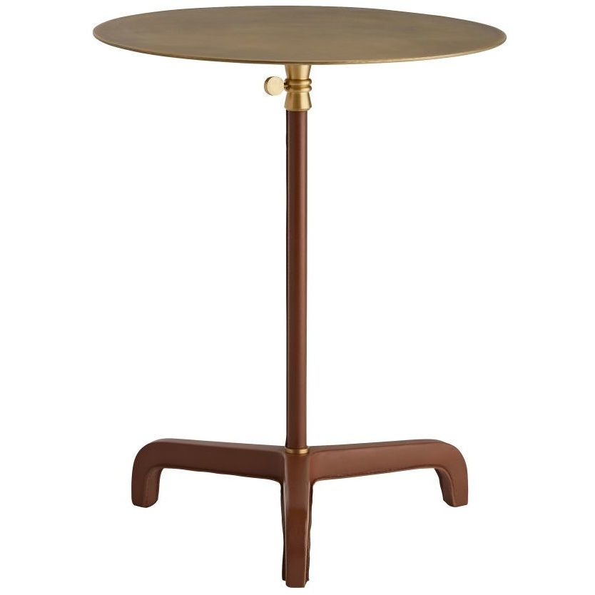 Addison 16 inch Cognac Accent Table
