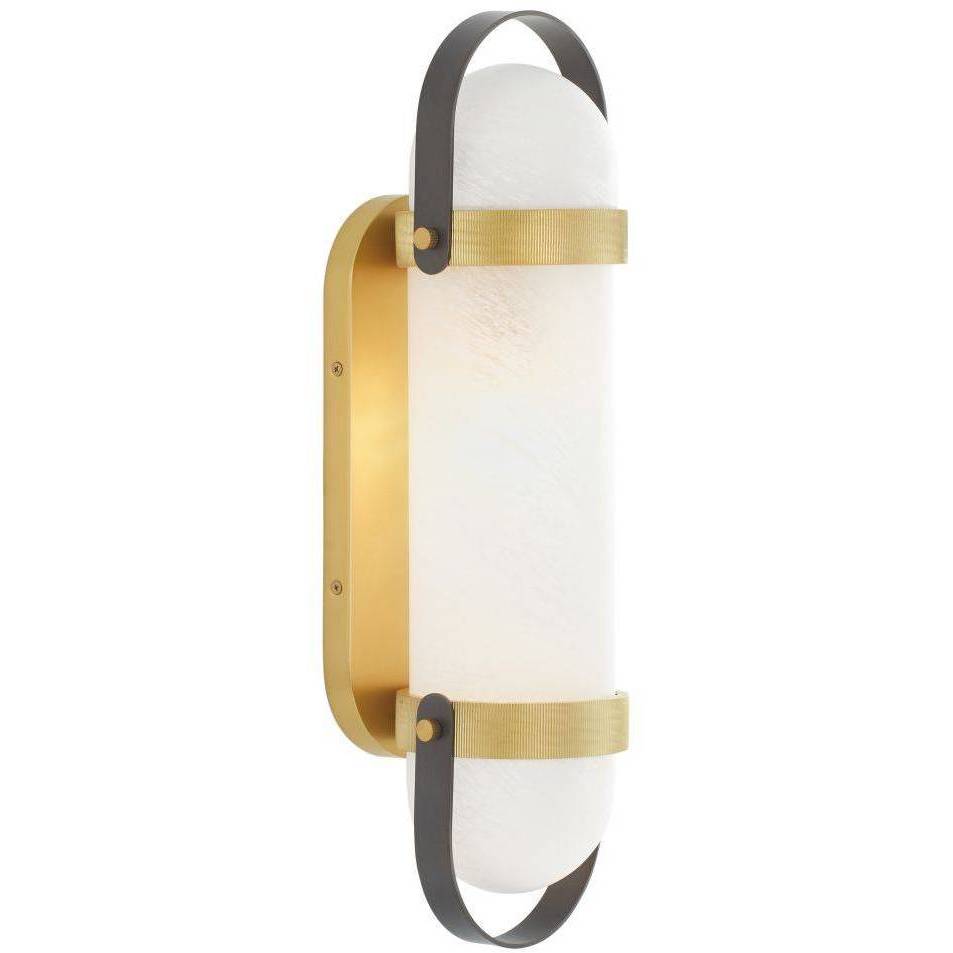 Flemming 1 Light 6 inch Antique Brass and English Bronze Sconce Wall Light