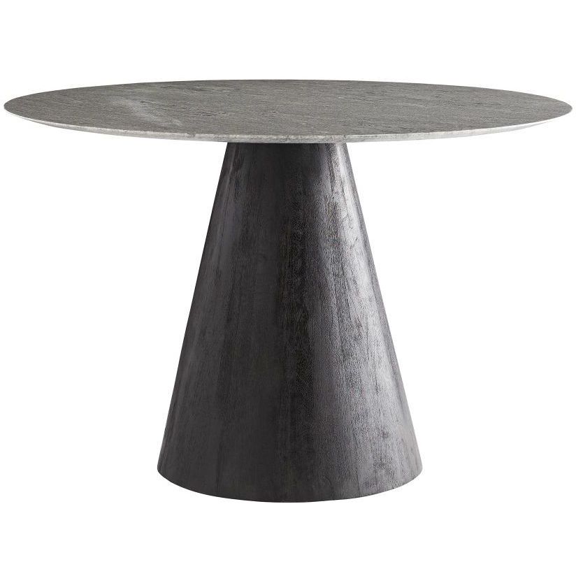 Theodore 47 inch Sandlasted Ebony Entry Table