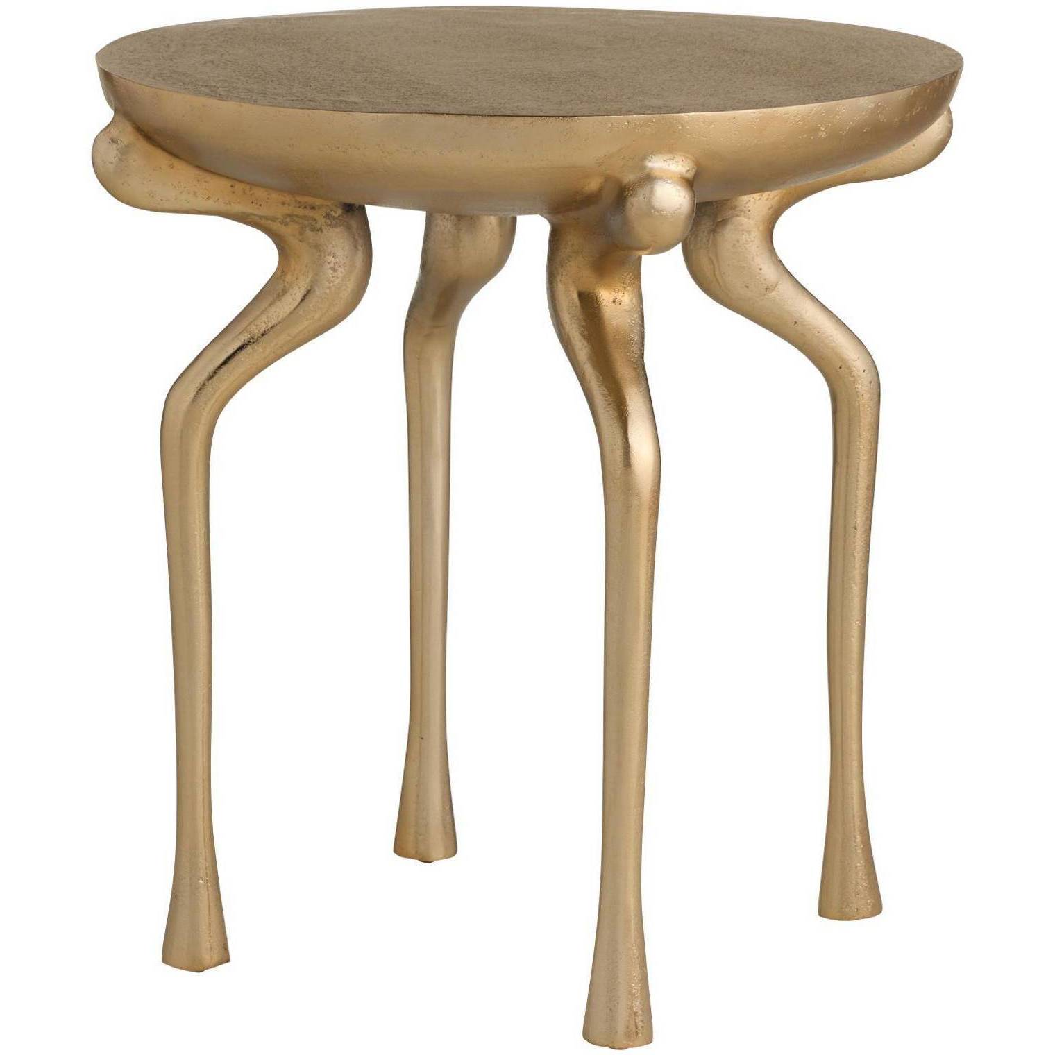 Monarch 20.5 inch Champagne Bronze End Table