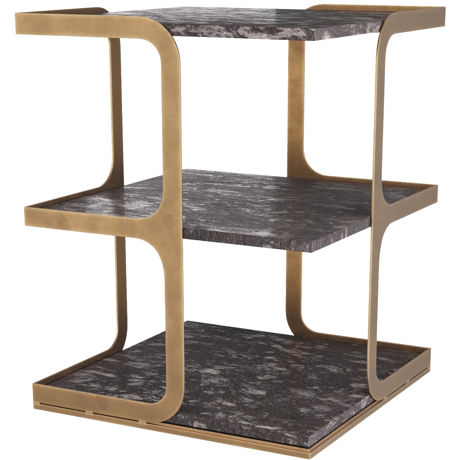 Sergio 24 X 19.5 inch Black Side Table