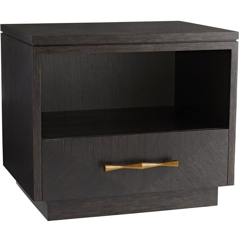 Mallory 28 X 24 inch Ebony Side Table