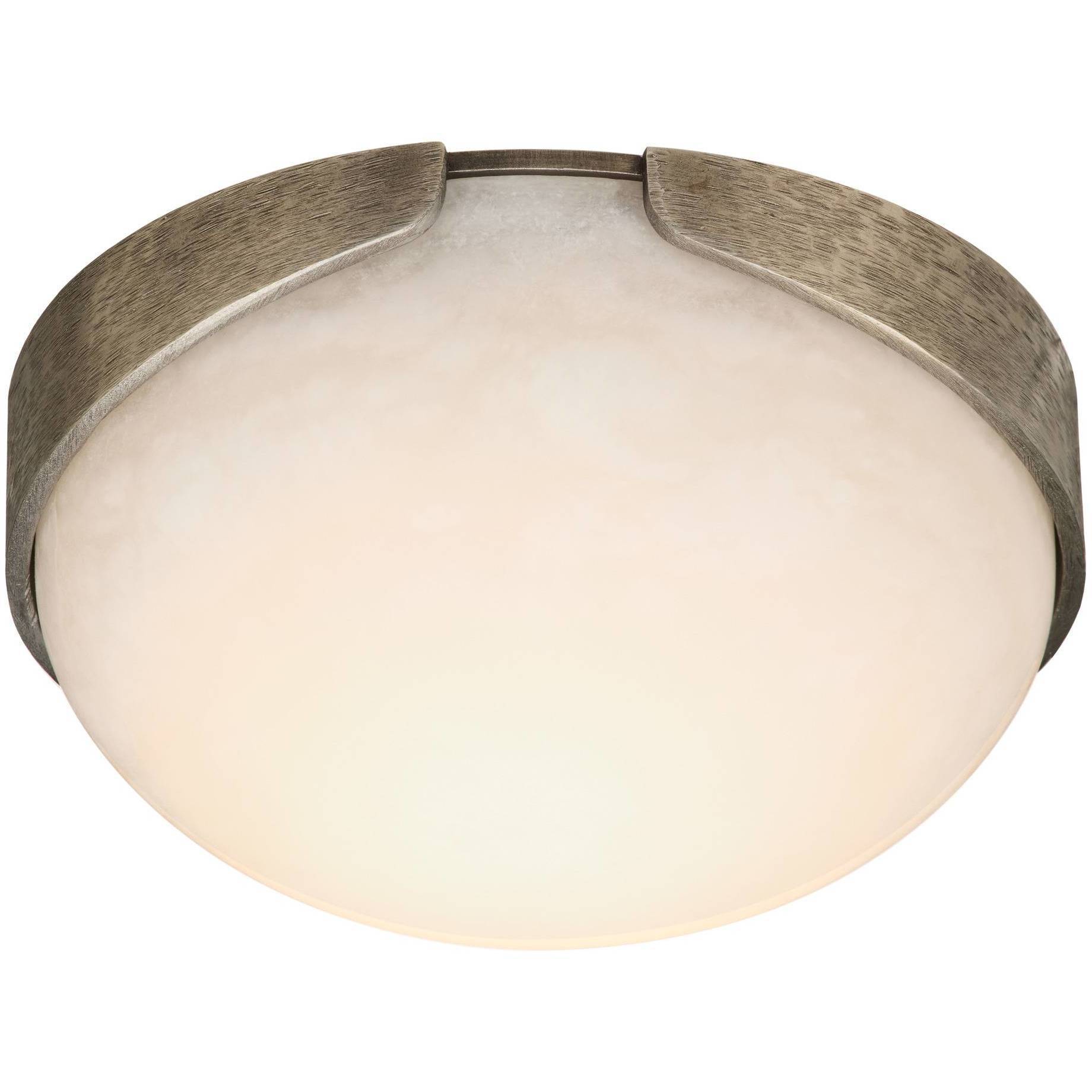 Elara 1 Light 5.5 inch White and White Bronze Flush Mount Ceiling Light