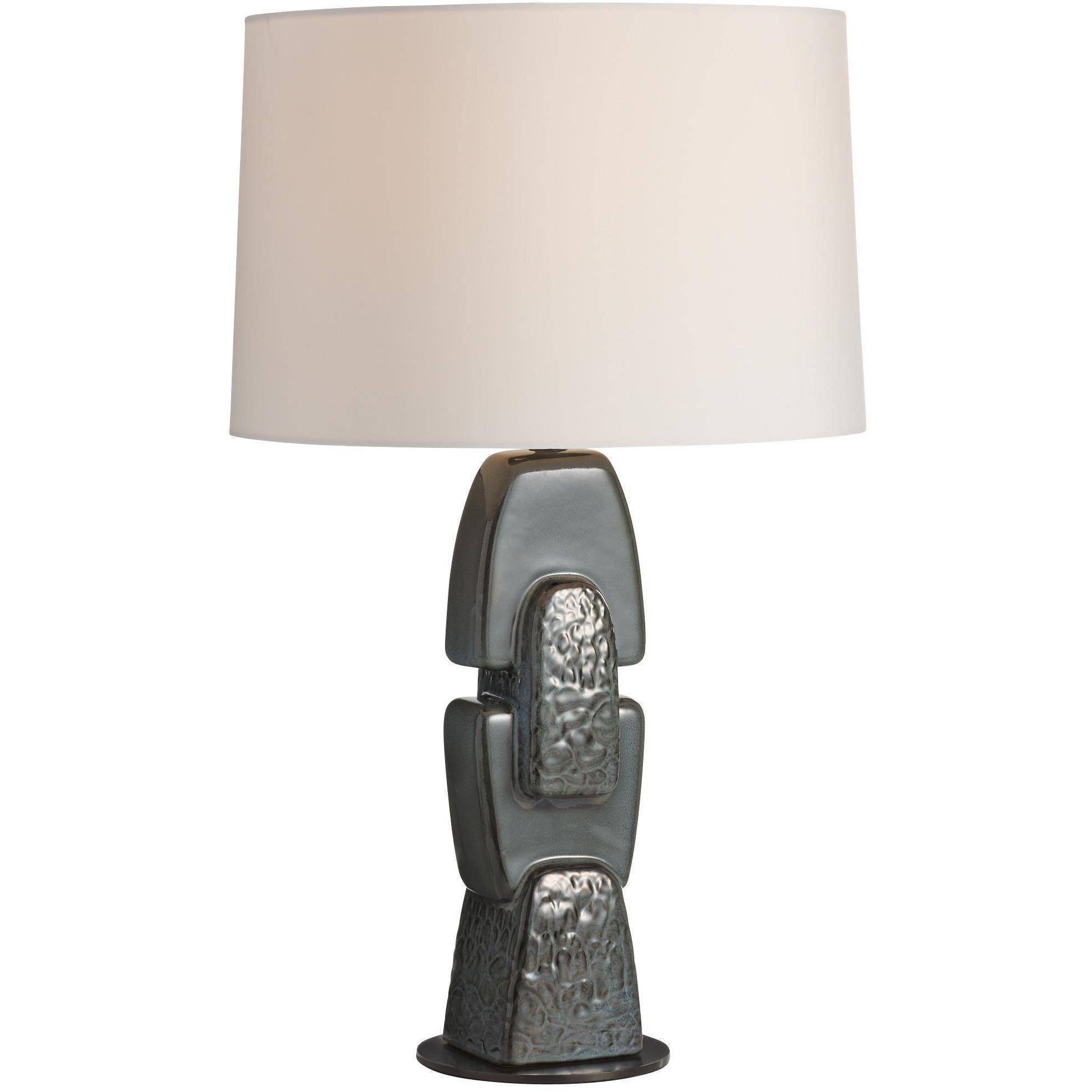 Tor 27 inch 150 watt Lagune Reactive Glaze and Bronze Table Lamp Portable Light