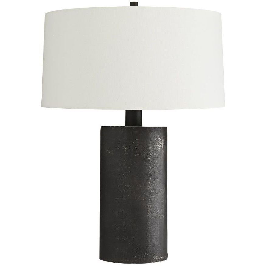 Prague 29.5 inch Blackened Table Lamp Portable Light
