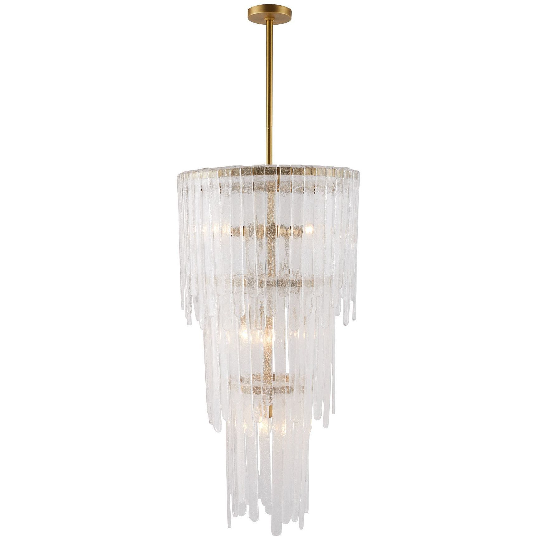 Raine 7 Light 21 inch Clear Seedy Chandelier Ceiling Light