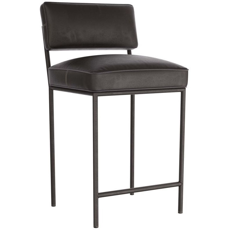 Topanga 34 inch Dim Gray Counter Stool