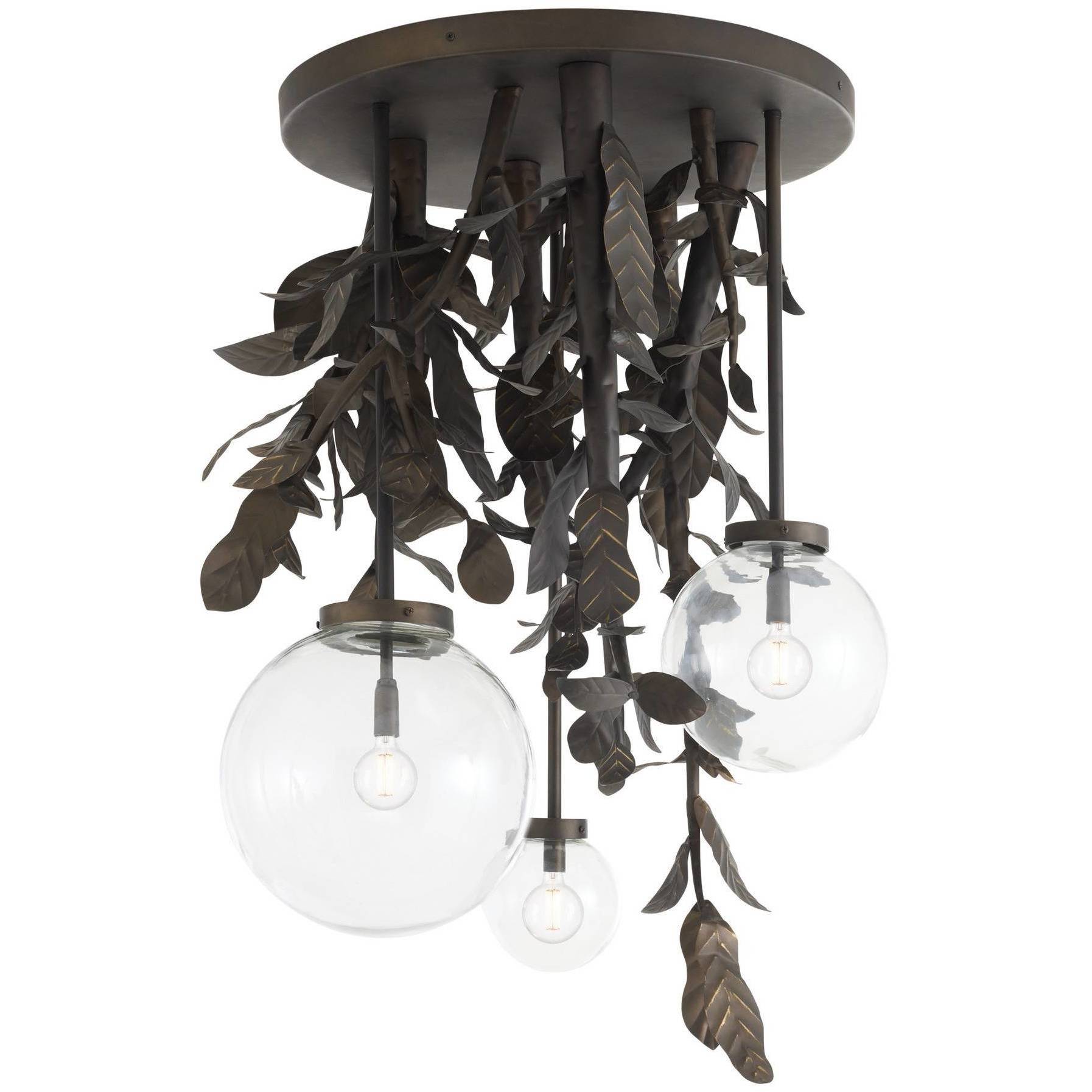 Will O' the Wisp 3 Light 28 inch Bronze Multi-Port Chandelier Ceiling Light