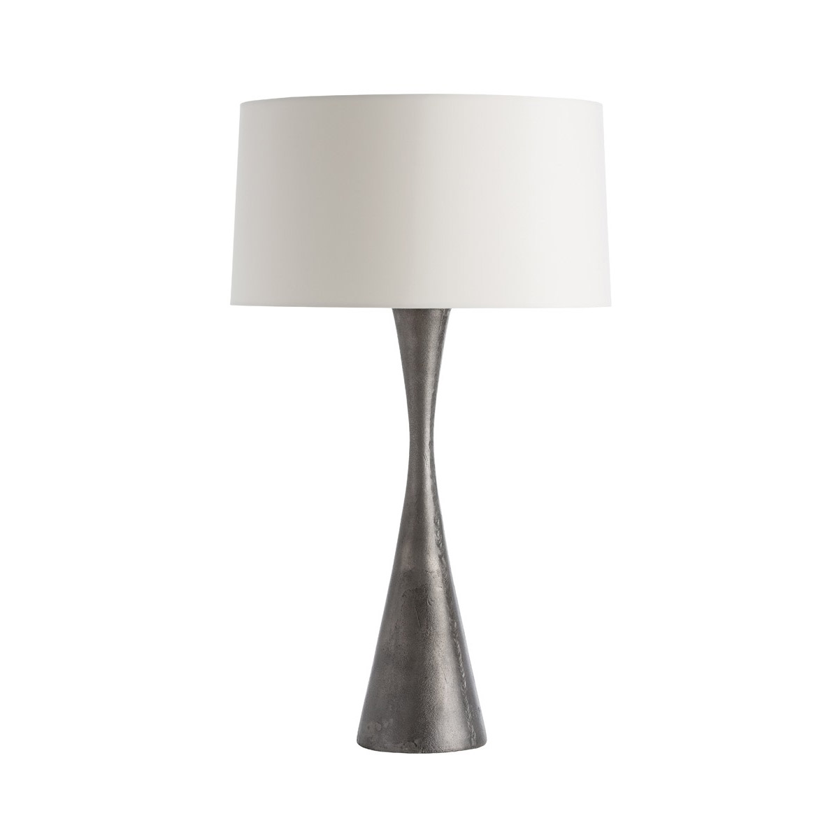 Narsi 30.5 inch 100 watt Antiqued Aluminum Table Lamp Portable Light