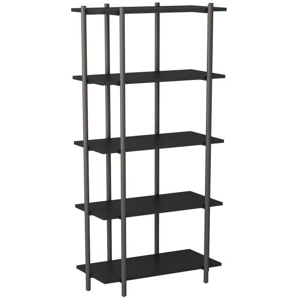Andor 77.5 X 38 inch Ebony Etagere