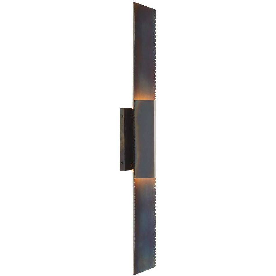 Francisco 2 Light 4.5 inch Burnt Iron ADA Sconce Wall Light