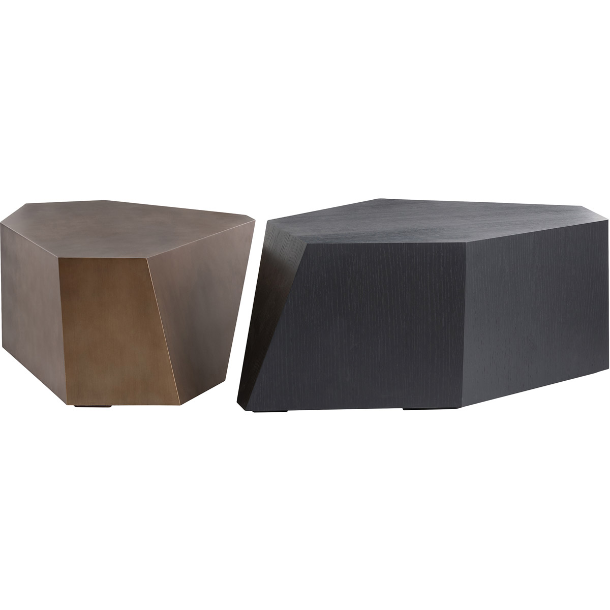 Chaka 41 X 16 inch Ebony Coffee Table, Set of 2