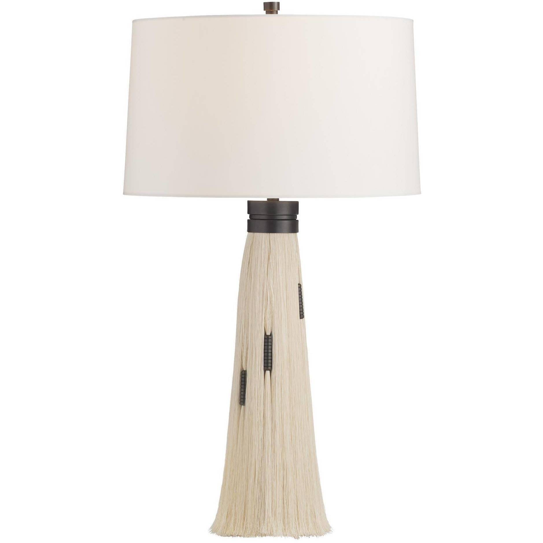 Follies 30 inch 60 watt Ivory and English Bronze Table Lamp Portable Light