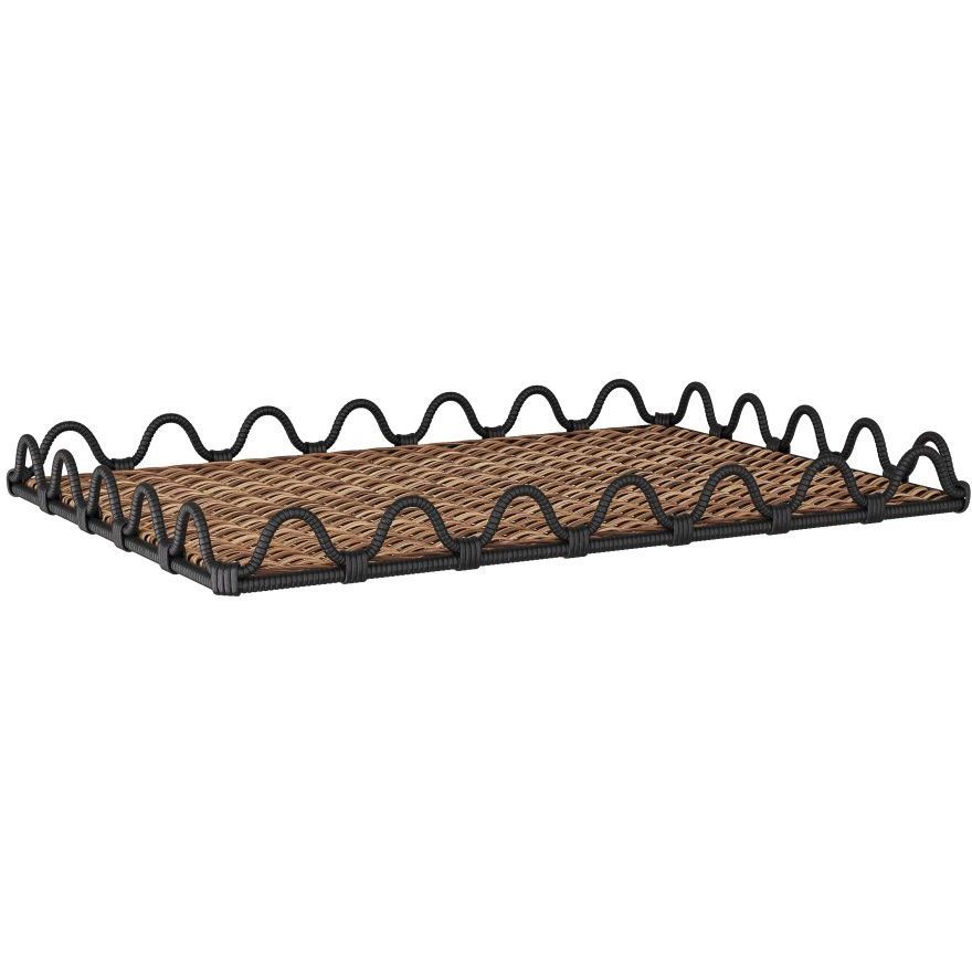 Mar Black & Natural Tray