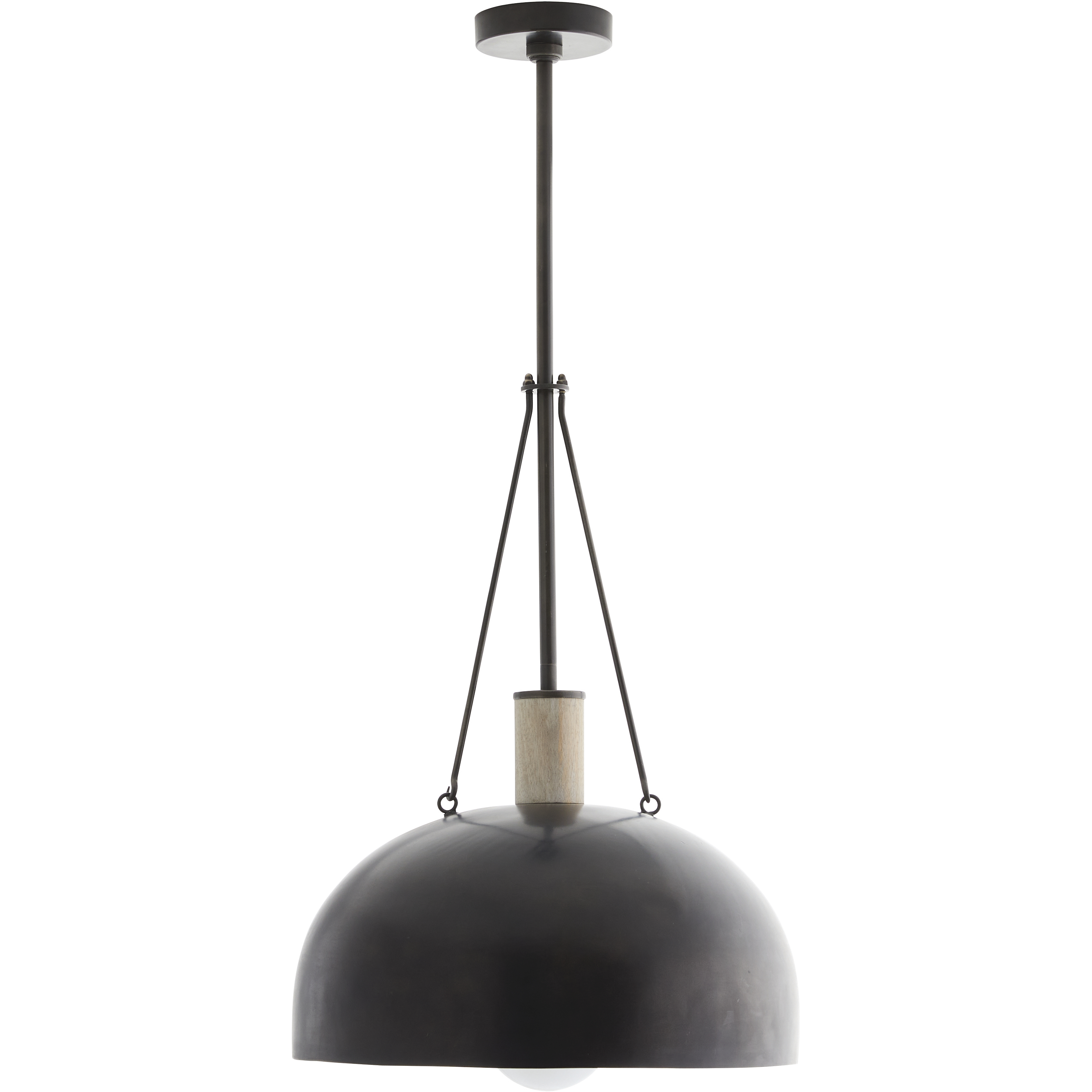 Madea 1 Light 18.5 inch Bronze Pendant Ceiling Light