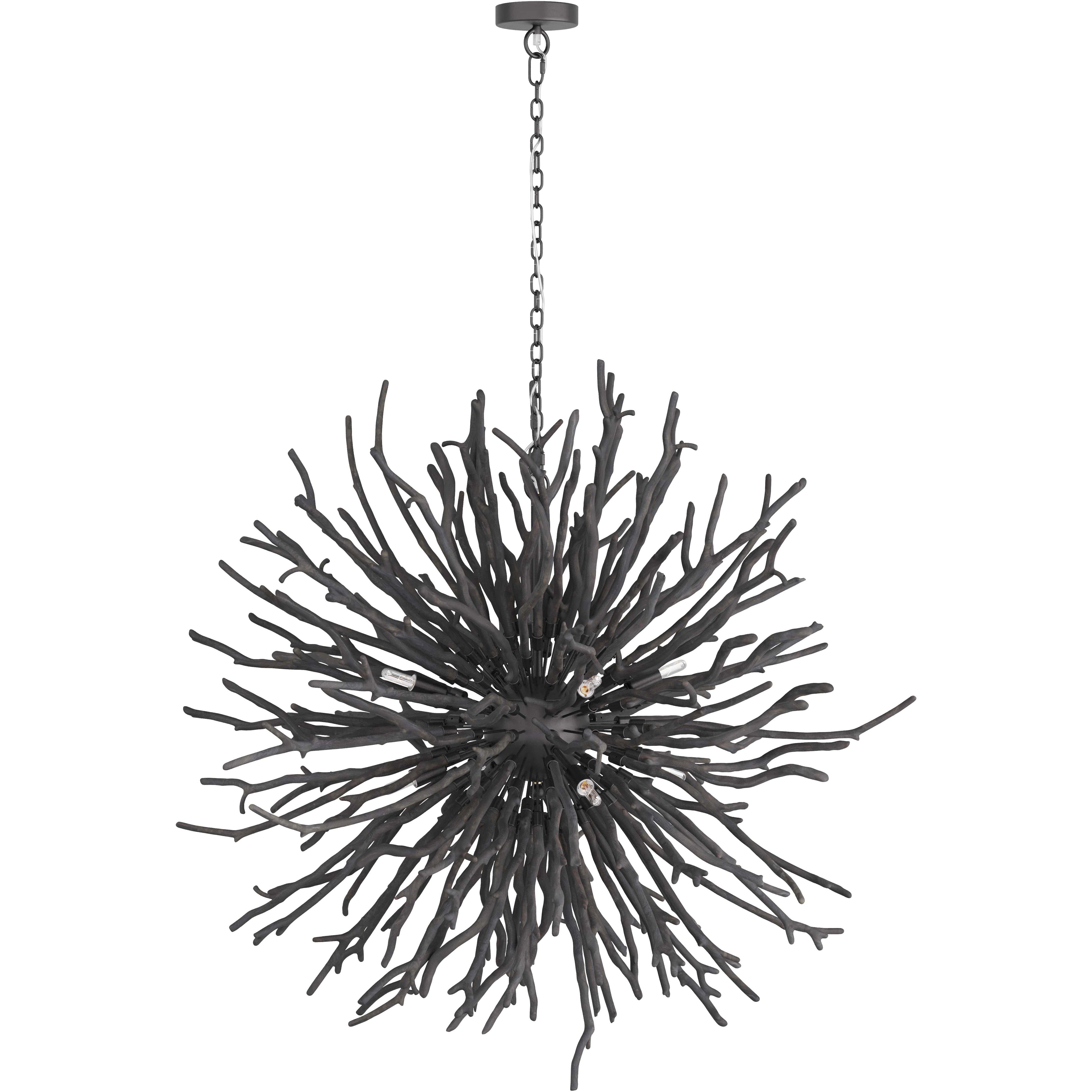 Finch 8 Light 43 inch Dark Gray Wash Chandelier Ceiling Light