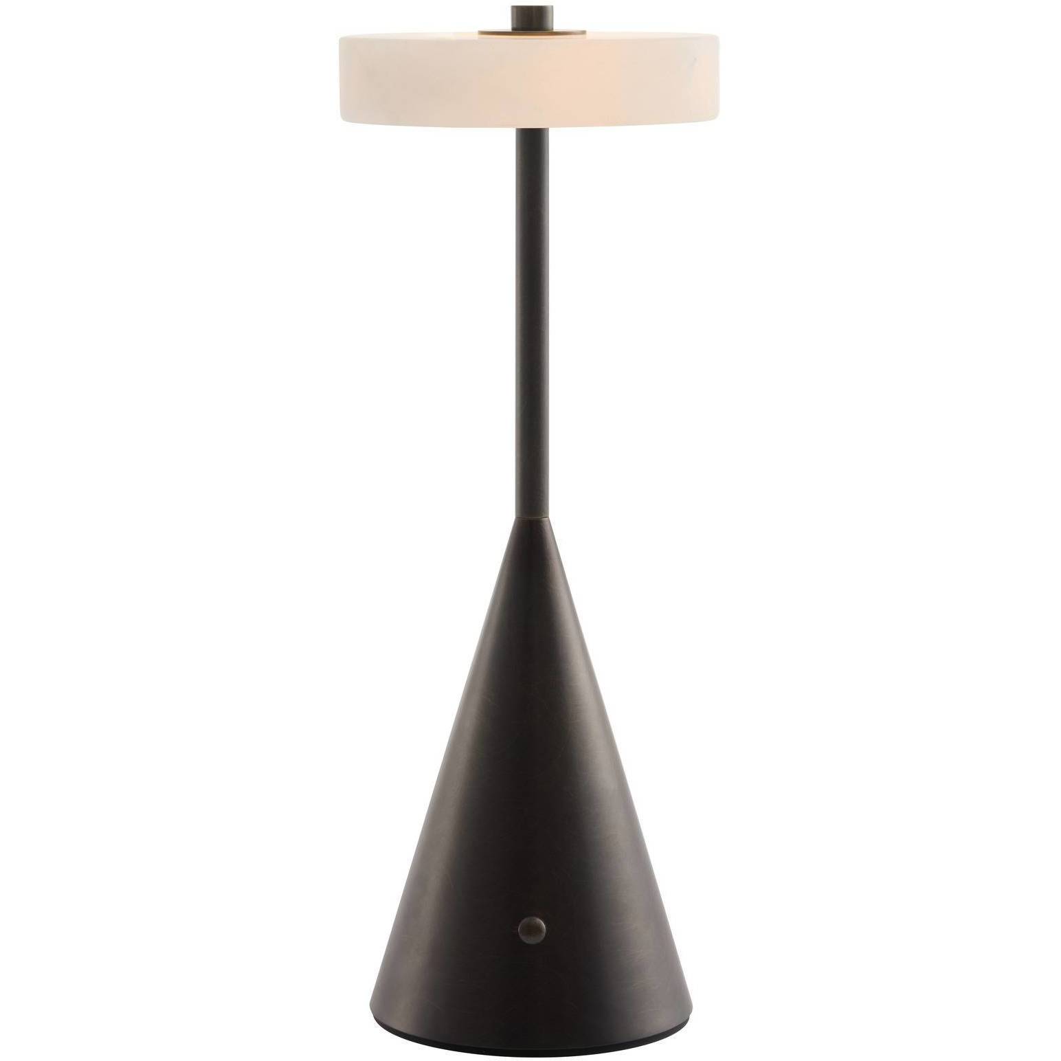 Eos 15 inch 3 watt English Bronze Rechargeable Accent Lamp Portable Light
