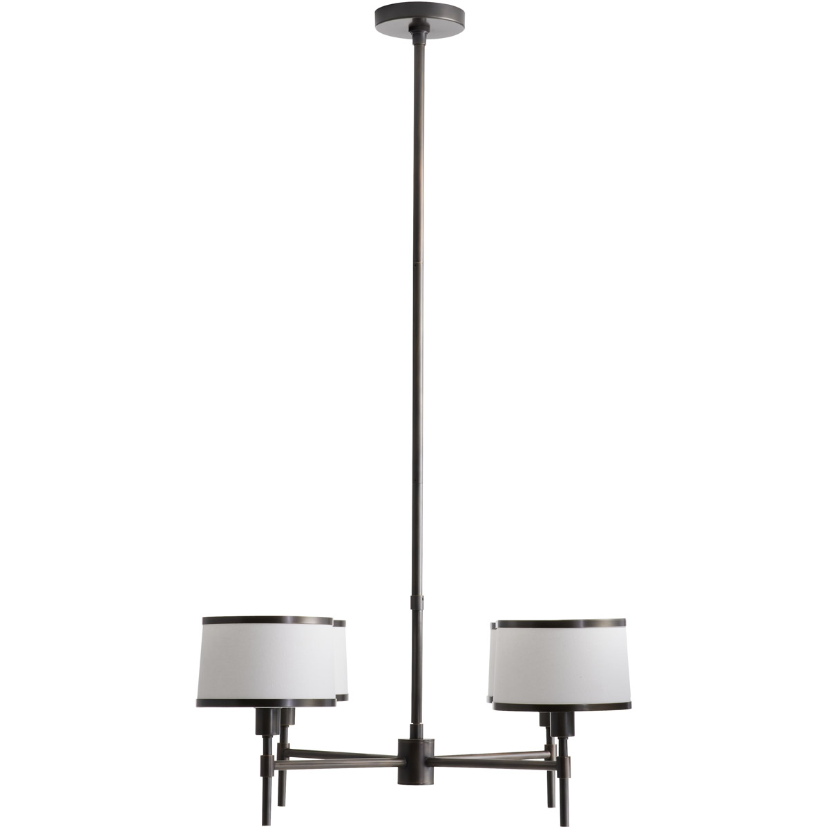 Luciano 4 Light 28 inch Bronze Chandelier Ceiling Light