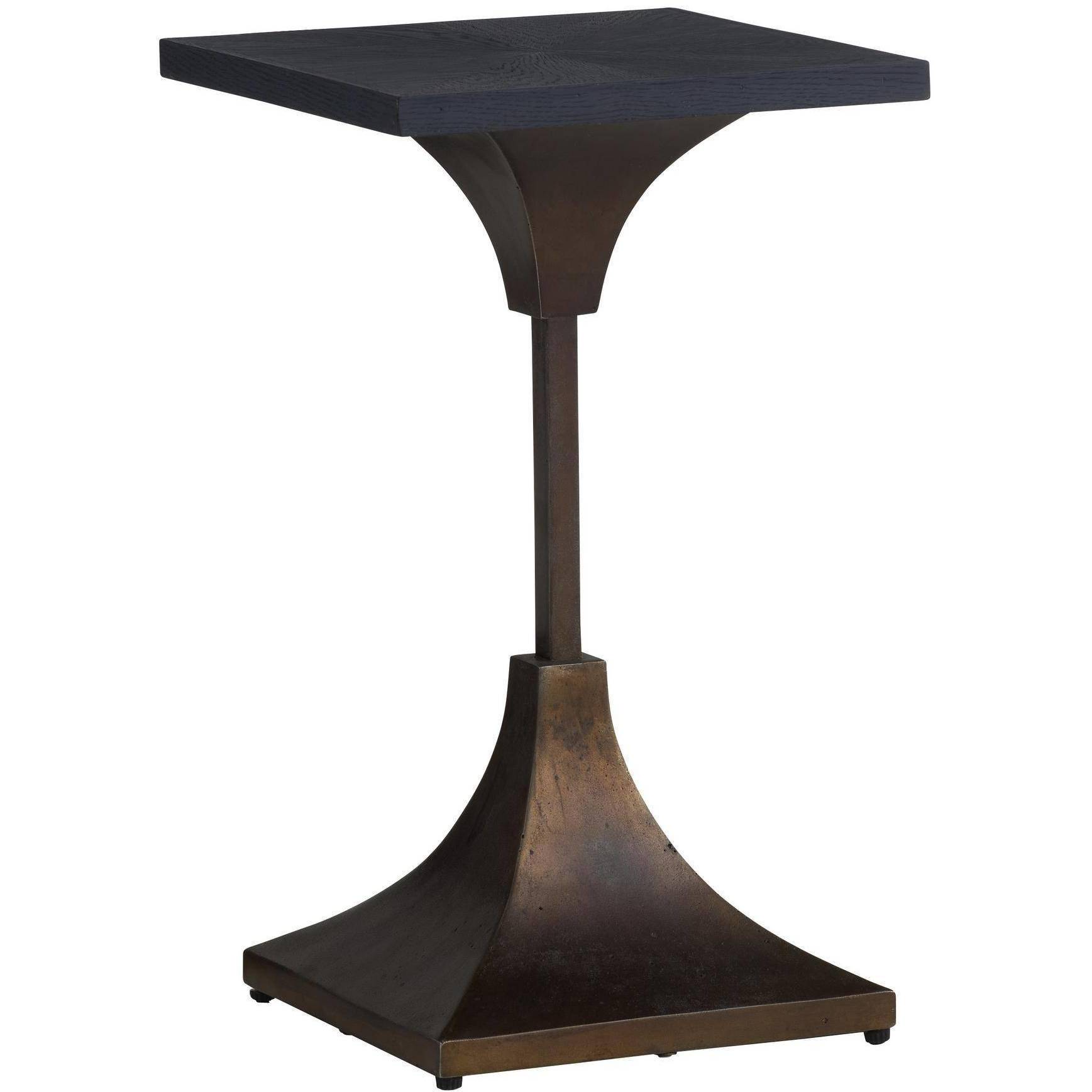 Windsor 20.5 X 12 inch Night Sky and Dark Antique Brass Accent Table