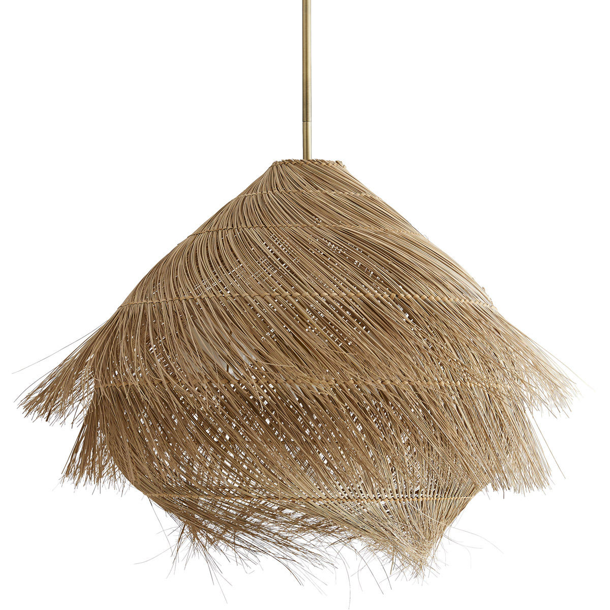 Ashburn 3 Light 43 inch Antique Brass Pendant Ceiling Light