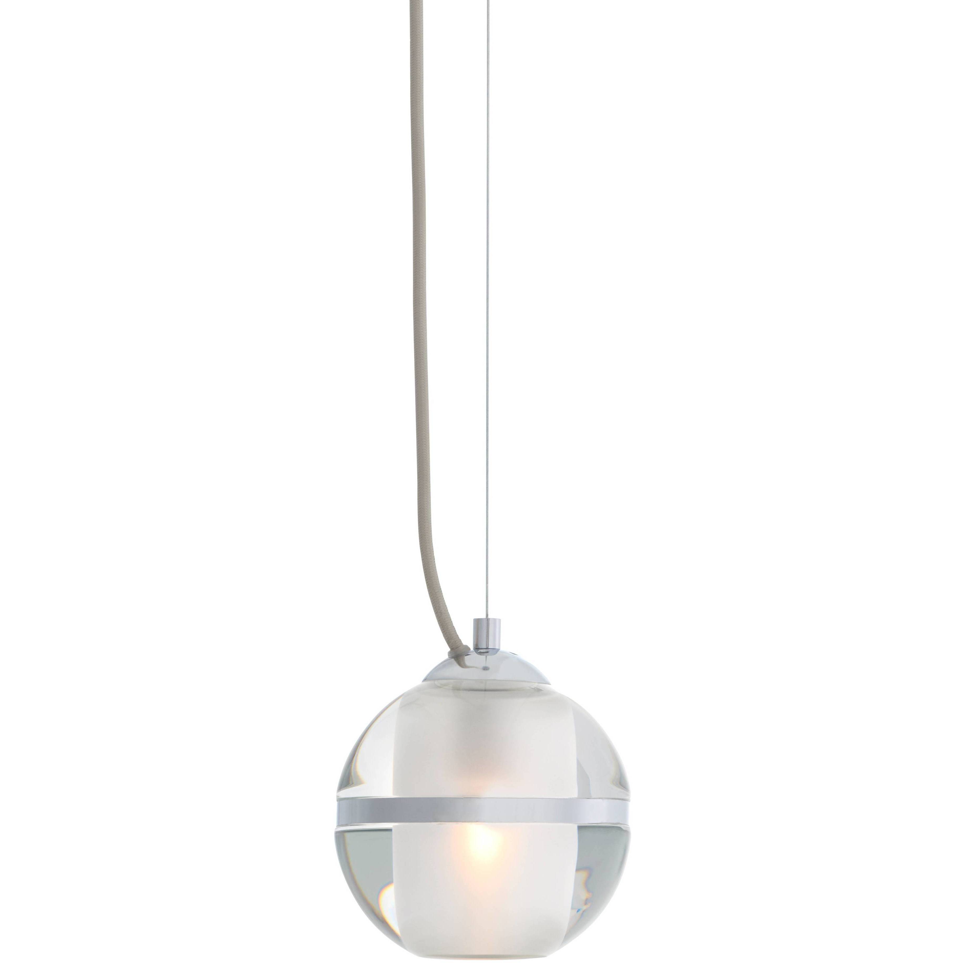 Noble 1 Light 6 inch Chrome Pendant Ceiling Light